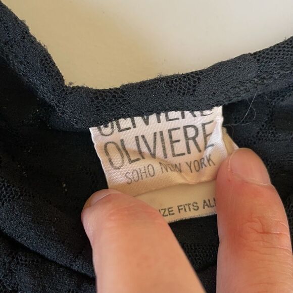 Vintage 90’s Lace Crew-Neck Top - Picture 2 of 6